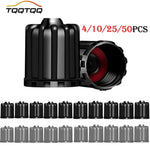 Tire Valve Stem Caps with O Rubber Ring | Universal Tyre Stem Covers for Cars SUVs Bikes Trucks