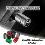4Pcs Metal Car Wheel Tire Valve Caps | Dustproof Cover for Opel Models