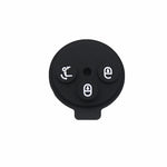 Xinyuexin 3 Buttons Silicone Pad Remote Key Shell Case for Mercedes-Benz Smart Fort additional angle