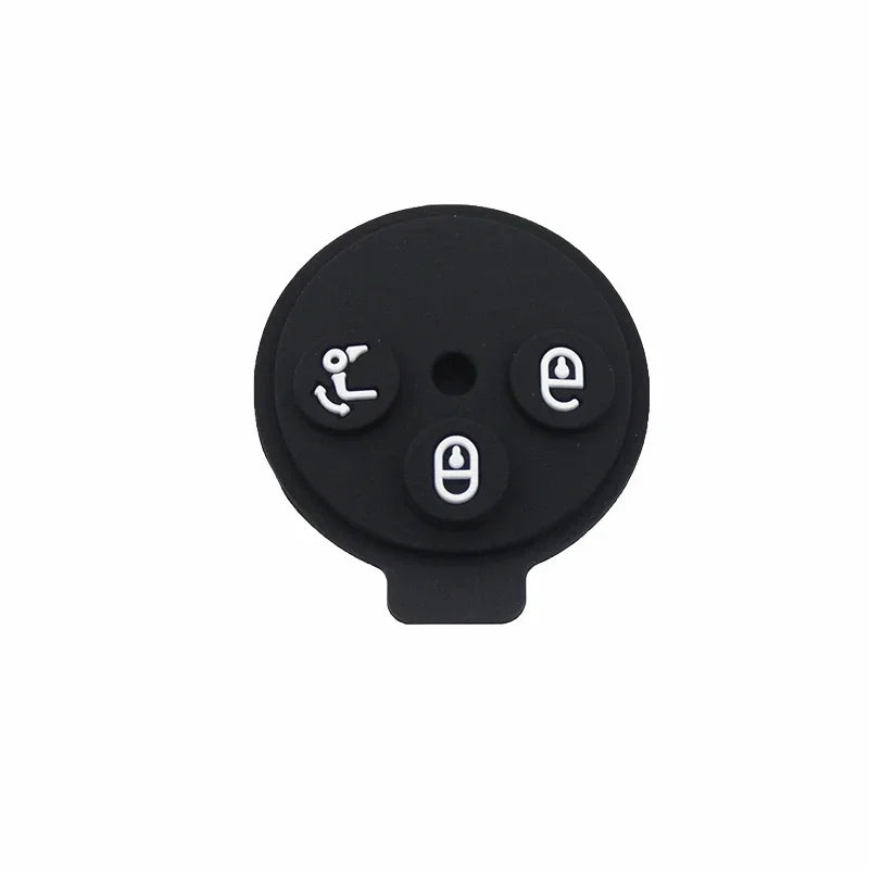 Xinyuexin 3 Buttons Silicone Pad Remote Key Shell Case for Mercedes-Benz Smart Fort additional angle