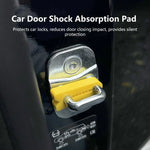 1/4pcs Car Door Shock Absorber Universal Car Door Buckle Soundproof Deadener Damper Cu close-up view