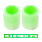 Glow-in-the-Dark Tire Valve Caps | Luminous Car Motorcycle Accessories alternate view