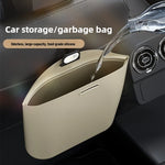 Silicone Car Trash Can Foldable Hanging Car Organizer alternate view