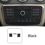 Car Center Console CD Panel Multimedia Button Stickers ABS For Mercedes Benz CLS W218 GLA X156 2014-2016 Interior Accessories