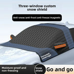 Car Windshield Cover for Ice and Snow | Windproof Car Window Guard with Magnetic and lifestyle view