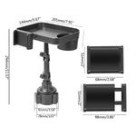Car Food Rotatable Tray for Eating in Parked Car | Desk for Laptop with Cup Holder additional angle