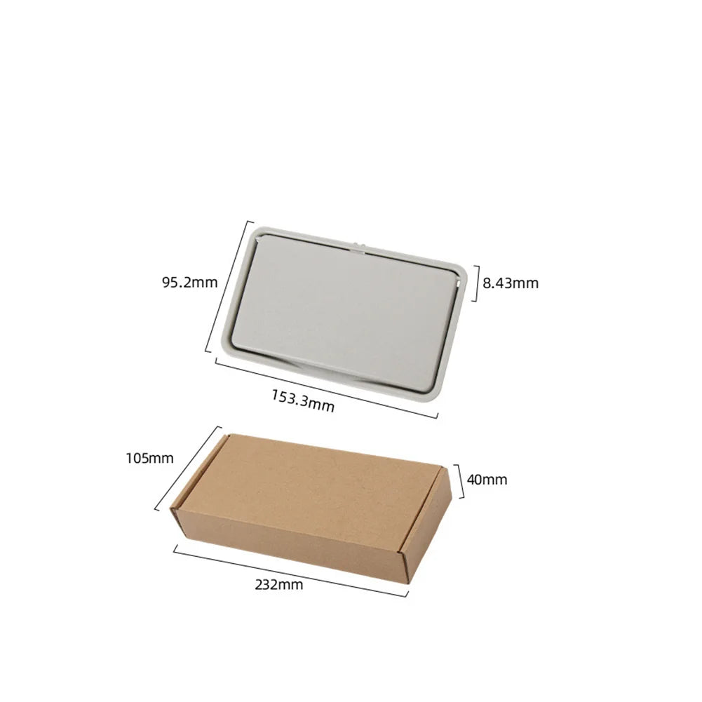 Car Sun Shade Visor Makeup Cosmetic Mirror Cover For Mercedes C Class W202 W210 Makeup Mirror Cover Car Interior Parts