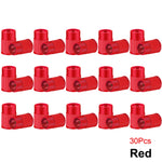Plastic Tire Valve Caps with Built-in Valve Core Remover | Universal Stem Covers for C close-up view