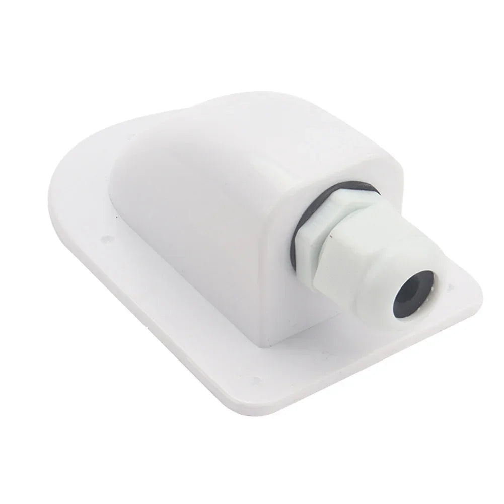 Double Wire Entry Gland Box Solar Panel Roof Wire Entry Gland Box Cable Motorhome White detail view