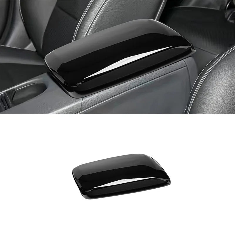 For Mercedes Benz A B GLA CLA Class W176 X156 C117 W246 2013-2019 ABS Car Center Console Armrest Box Panel Sticker Trim Cover