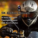 5K Waterproof Action Camera with 128GB Card | AI Voice & EIS Sport Cam additional angle