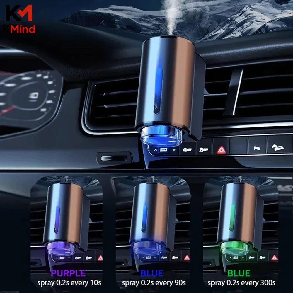 K&M Car Air Freshener Diffuser, Electric Vent Clip Humidifier Mist Aromatherapy for Removing Odors, Car Accessories