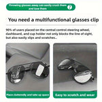 Car Sun Visor Sunglasses Holder Multifunctional Ticket Card Storage Clip Auto Inter additional angle