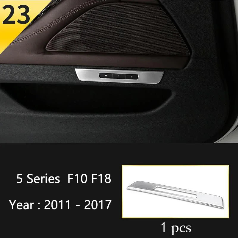Car Interior Front Reading Lampshade, Lamp Decoration Frame For BMW 5 Series F10 F1 additional angle