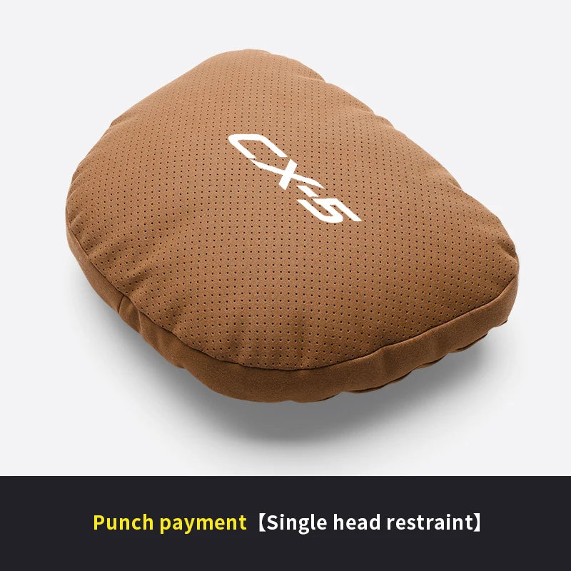 Car Interior 5-Color Selectable Headrest For Mazda CX-5 Auto Headrest Neck Support Lumbar Cushion Soft Neck Pillow Accessories