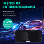 SimRuito Sim Racing Dashboard 10.3 Inch Display | Steering Wheel Dash for PC Simhub additional angle