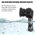 Motorcycle Tire Valve Stems | 90 Degree CNC Aluminum Alloy Rim Valve detail view
