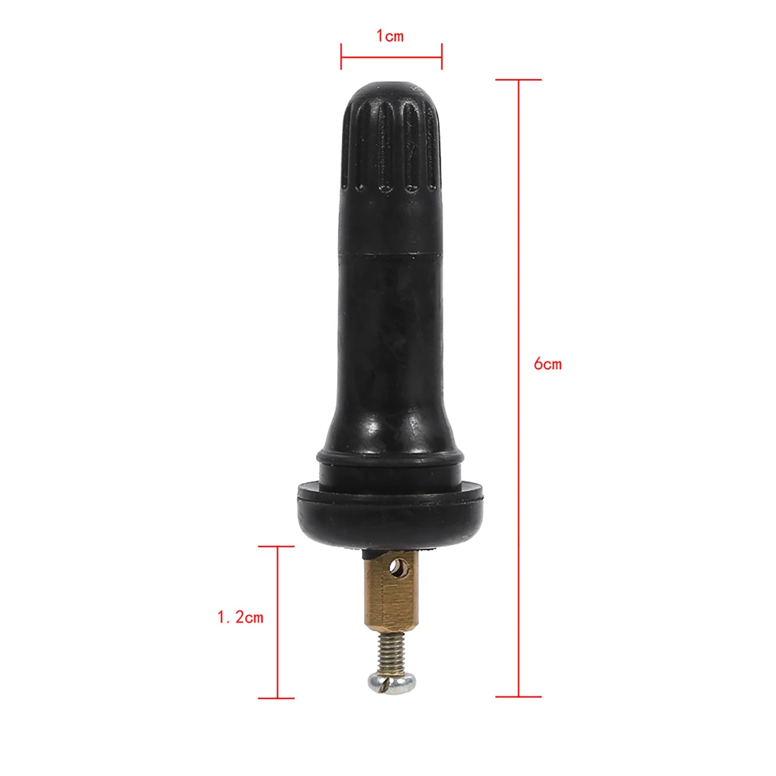 4Pcs TPMS Tire Valve Stems | Snap In Replacement for Buick close-up view