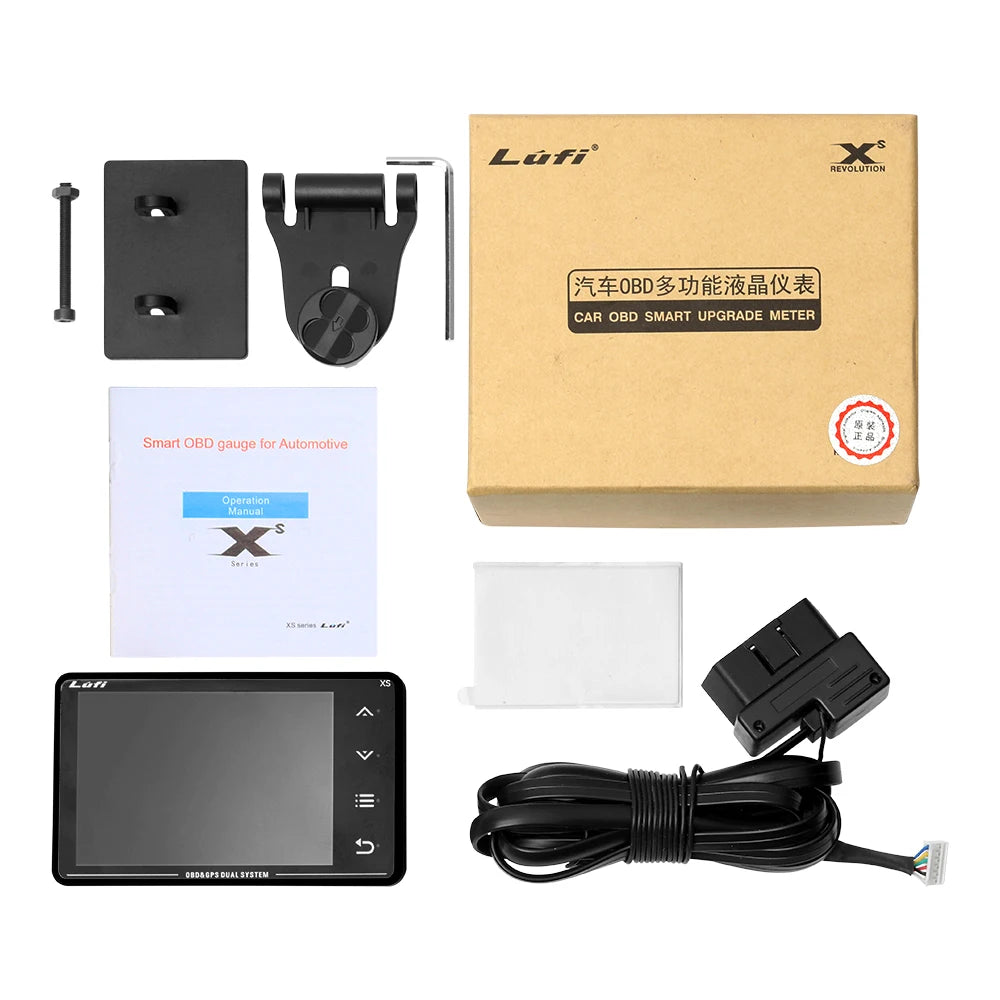 Lufi XS Revolution OBD2 OBD+GPS Automobile Multi-function Water Temperature Turbo O additional angle