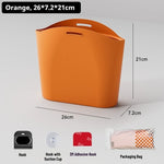 Silicone Car Trash Can Foldable Hanging Car Organizer close-up view