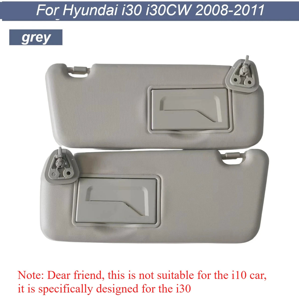 For Hyundai i30 i30cw 2008 2009 2010 2011 sun visor car left and right with mirror sun visor 852012L020 852022LO20