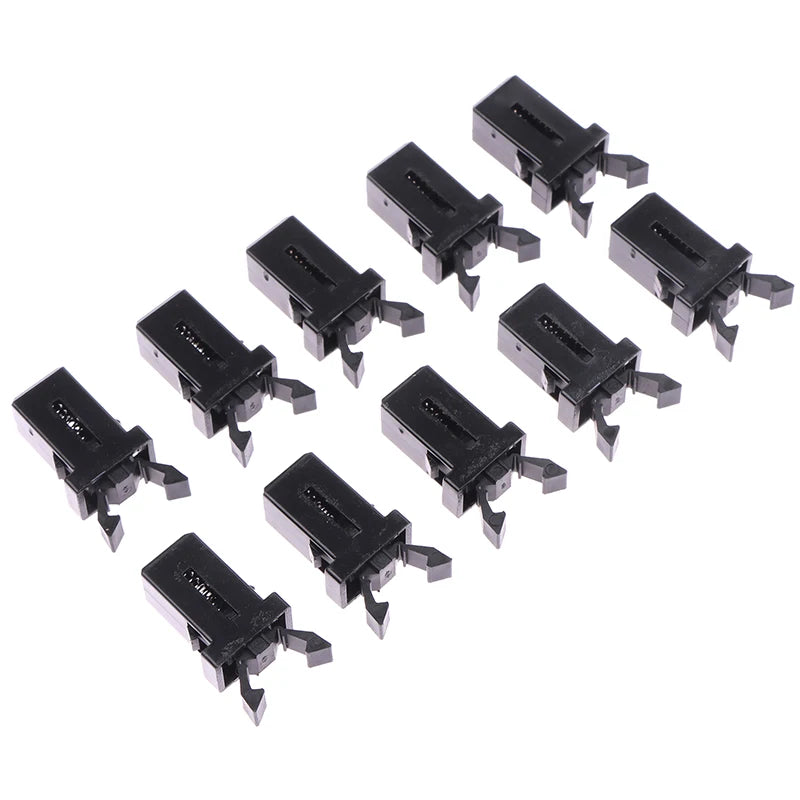 10pcs Trash Can Plastic Lock Self-Locking Switch Replacement Catch Compatible Touch L alternate view