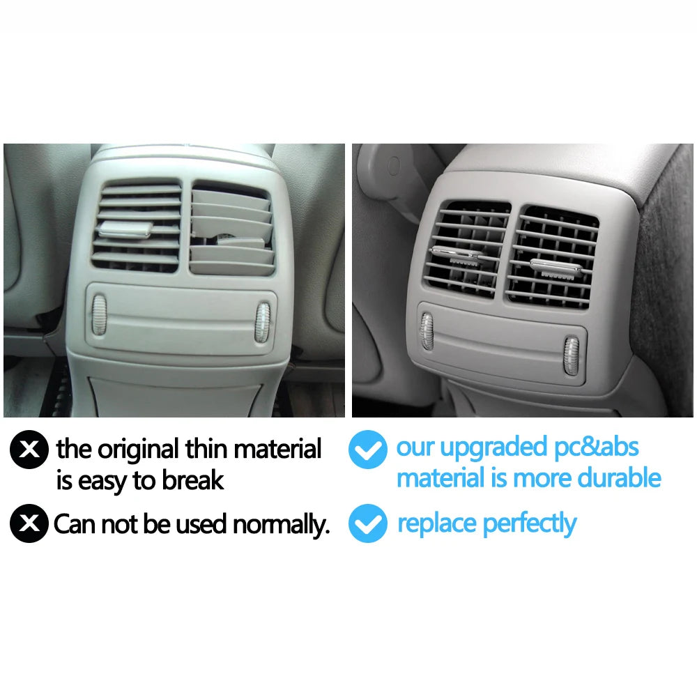 W211 Car Rear Air Conditioning AC Vent Grill Outlet Cover Panel For Mercedes Benz E Class 2003-2008 E200 E230 E260 E2800 E350