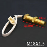 HD 85mm Tachometer with LCD Hourmeter | 7 Color Backlight Tacho Gauge for Marine Boat close-up view