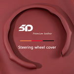 NAPPA Leather Car Steering Wheel Cover No Smell Thin For Lexus ES LS UX RX NX LC IS GX RZ RC F CT GS HS SC Breathable Auto Parts