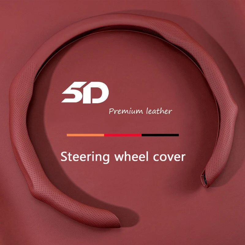 NAPPA Leather Car Steering Wheel Cover No Smell Thin For Lexus ES LS UX RX NX LC IS GX RZ RC F CT GS HS SC Breathable Auto Parts