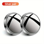 A Pair of 360-Degree Adjustable Wide-Angle Blind Spot Mirrors, Reversing Mirrors, and alternate view