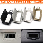 Car Sun Shade Sunvisor Panel Makeup Cosmetic Mirror Holder Panel For Mercedes Benz ML GL GLE GLS W166 W292 1668100110 1668109100
