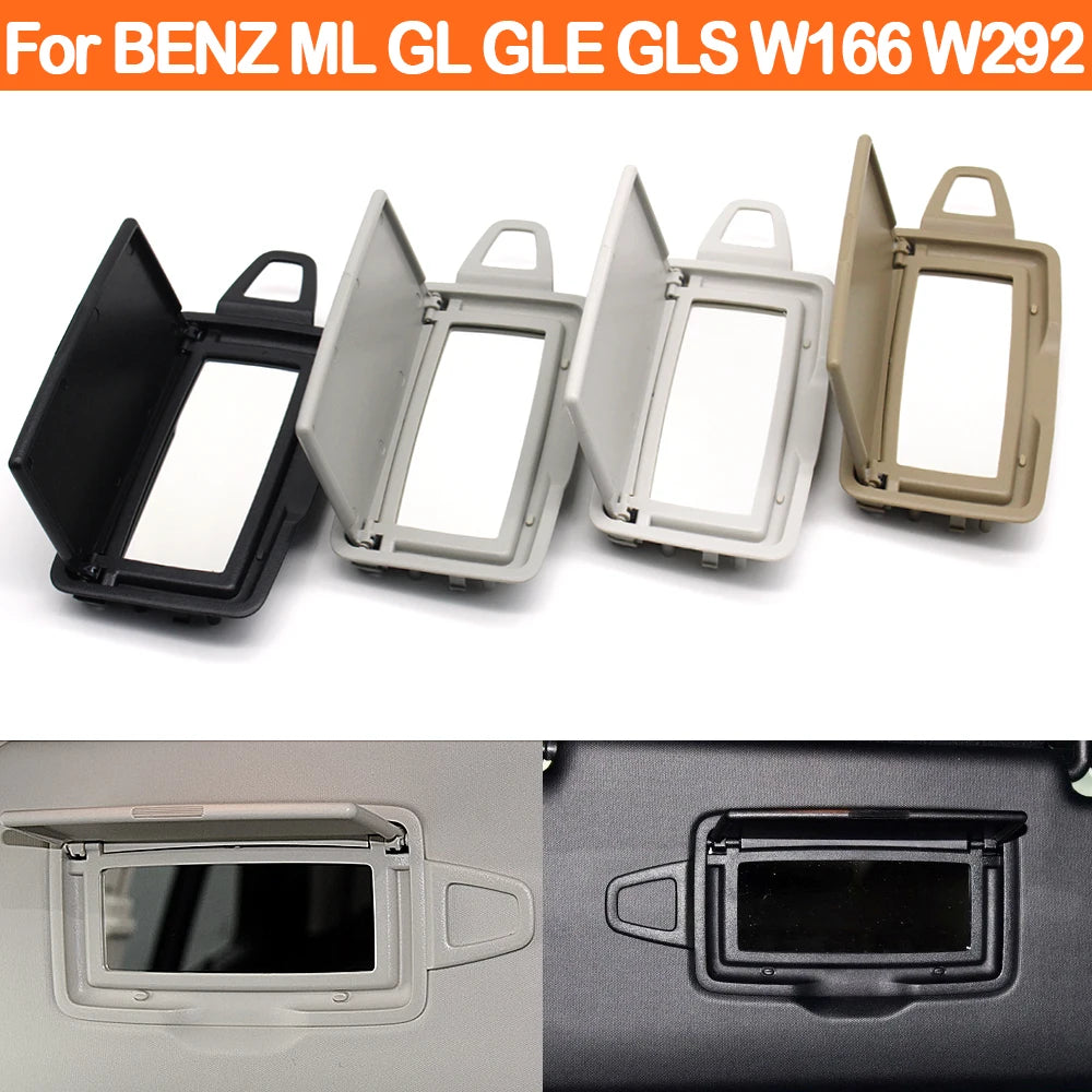 Car Sun Shade Sunvisor Panel Makeup Cosmetic Mirror Holder Panel For Mercedes Benz ML GL GLE GLS W166 W292 1668100110 1668109100