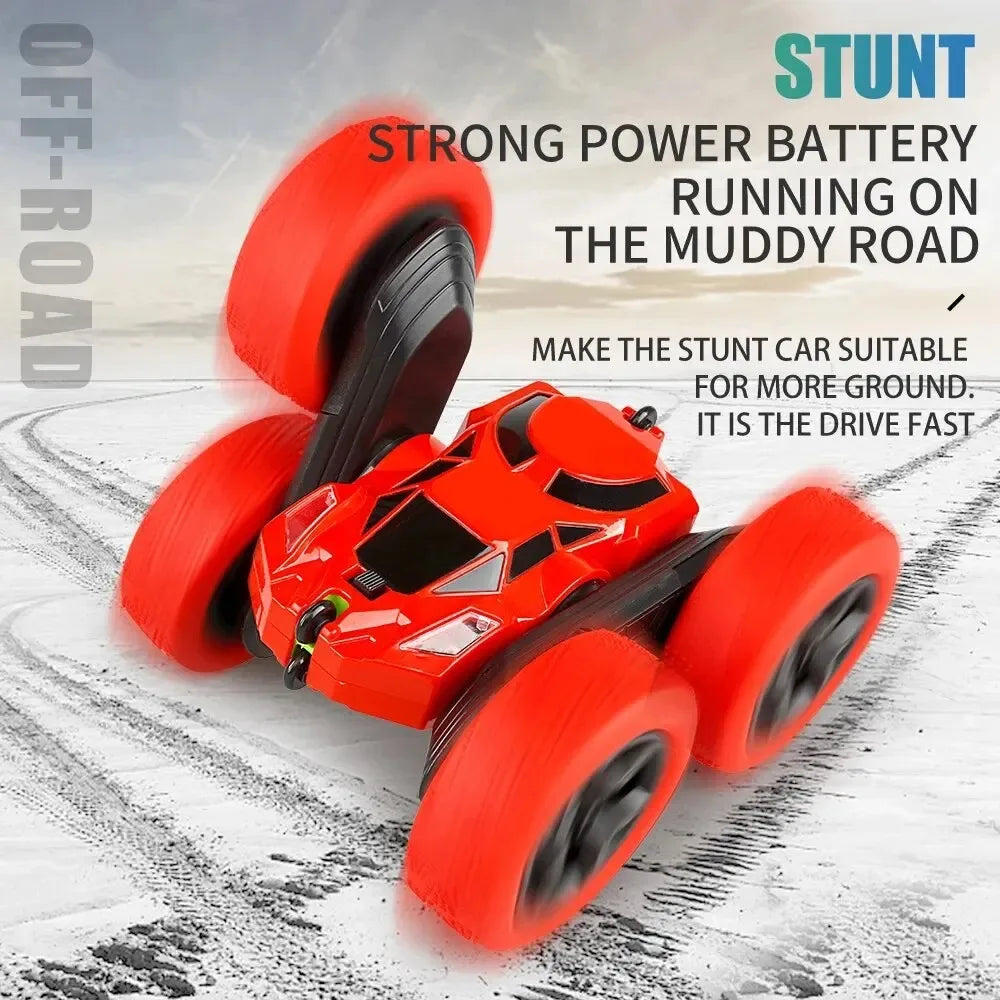 RC Stunt Car Children Double Sided Flip 2.4G Remote Control 360 Deree Rotation Off Road detail view