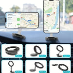 360° Rotating Magnetic Car Phone Holder | Foldable Dashboard Mount for All Smartpho additional angle