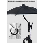 Car Phone Holder With Sunshade and Metal Hose additional angle