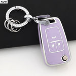 TPU Car Flip Key Case Cover Shell For Chevrolet Cruze Aveo Trax Sail Malibu Captiva additional angle