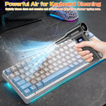 Car Vacuum Cleaner Air Duster Electric Dust Collector Air Blower Turbo Fan Cleaning Tools Hair Dryer Auto Accessories for Home Outdoors Camping RV Truck Trailer Universal