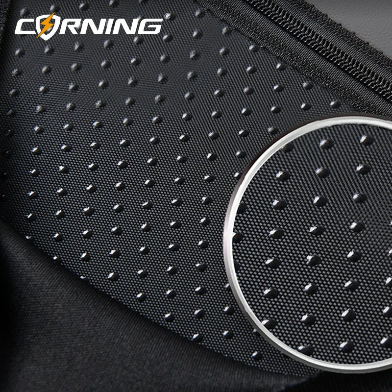 Universal Car Armrest Pad - PU Leather Memory Sponge Armrest Cushion Vehicle Center Console Cover Protector With Side Pocket