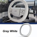 For XPeng Xiao Peng G6 2023 2024 2025 Car Steering Wheel Cover Leather Non-slip Auto Interior Accessories