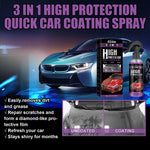 3 In 1 Ceramic Coating Spray | Hydrophobic Car Wax Polish Sealant for Paint, Glass & Whe detail view