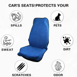 Waterproof Sweatproof Car Seat Cover Universal Fit for Cars, SUVs, Trucks Polyester F lifestyle view