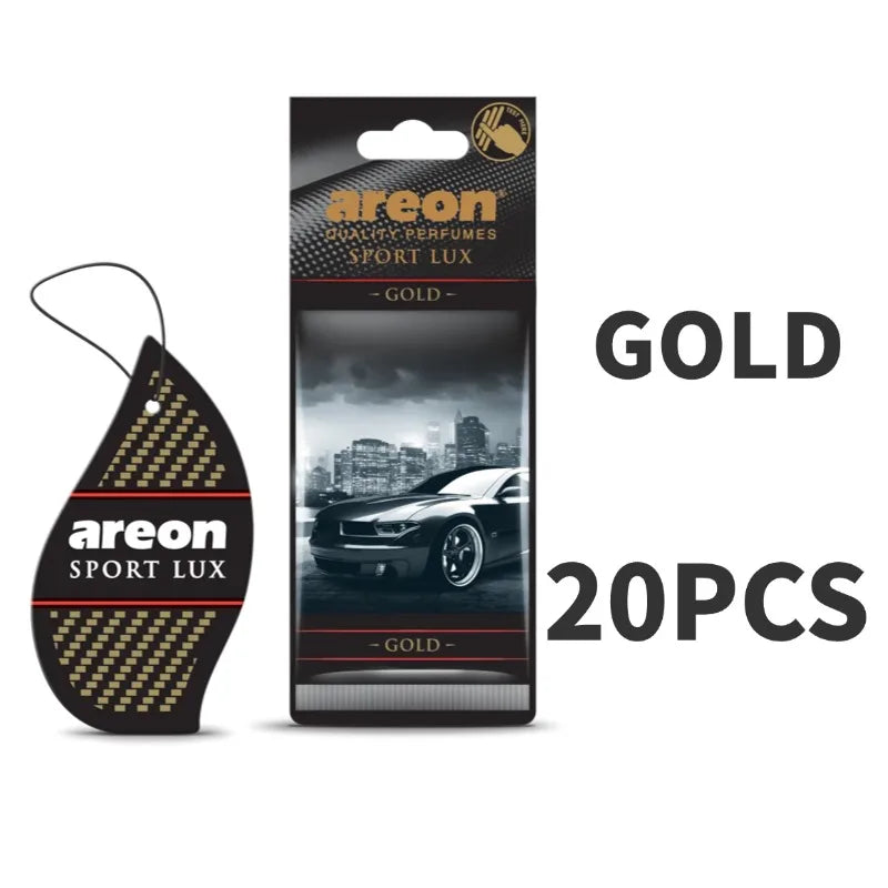 Areon Sport Lux Gold Hanging Car Air Freshener | Long-Lasting Odor Eliminator alternate view