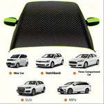 Car Snow Cover Winter Front Windshield | Anti-Freeze Magnetic Half Cover close-up view