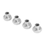 4Pcs Aluminum Alloy 5mm To 12mm Hex Wheel Hub Adapter Conversion For WPL D12 D14 1/10 MN Model D90 MN82 MN99s MN78 Wheels