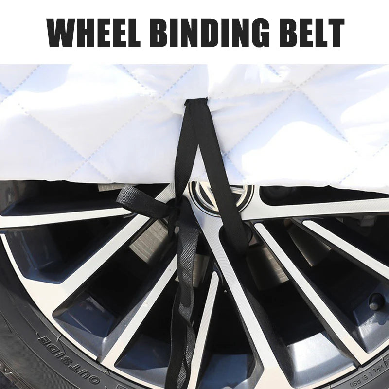 Car Covers Winter Windshield Resistant Cover Snow Hail Proof Protect Outdoor Awning A lifestyle view