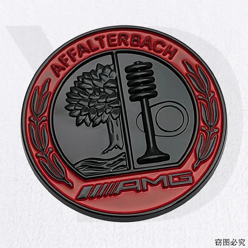 45mm 55mm 65Alloy Car Emblem Sticker Decoration for Mercedes Benz AMG C180 W205 G500 alternate view