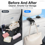 Multifunction Car Headrest Hook Storage Holder Adjustable Auto organize Headrest Package Clip Car Storage Interior Accessories