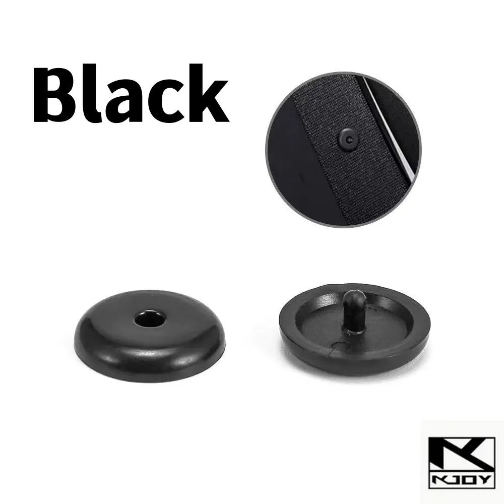 kkjoy 10PCS Car Seat Belt Clip Locator Adjustable Nonslip Durable Safety Accessories u close-up view