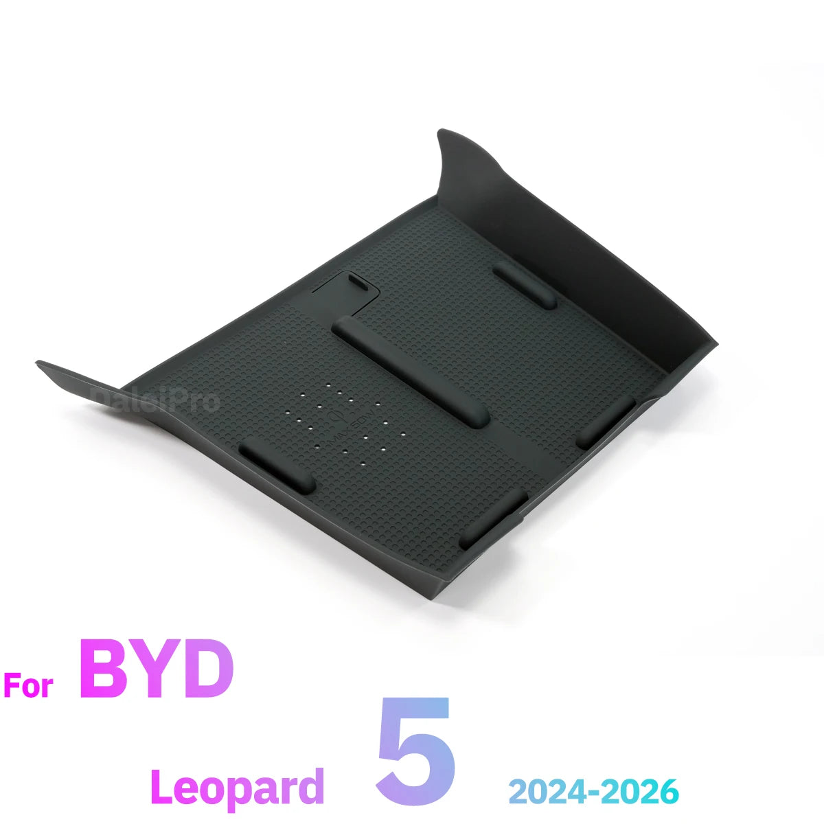 For BYD Leopard 5 2024-2026 Car Infotainment Display Rear Storage Box Center Console Lower Storage Box Charger Panel Protective